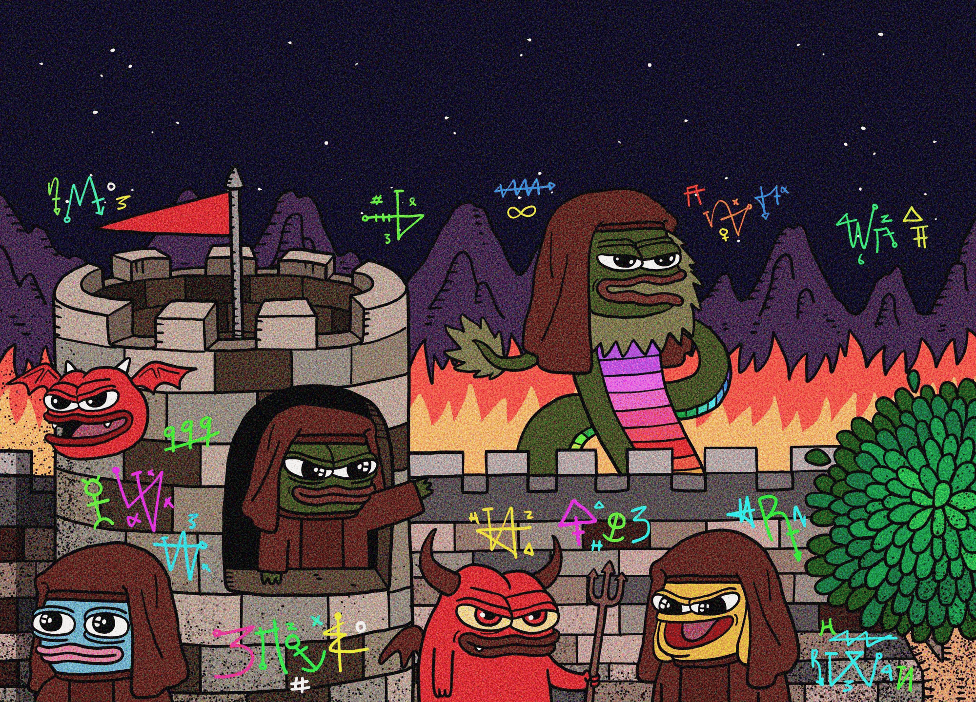 The Cabals keep watch over the walls